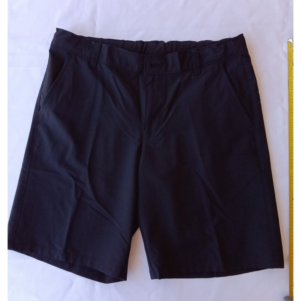 Boys Izod flat front performance shorts size 12 husky color navy